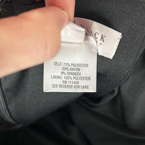 White House Black Market Strapless Little Black Dress -Size 4 - Picture 6 of 8